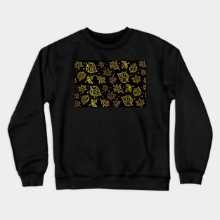 Golden autumn leaves - Golden fall season Crewneck Sweatshirt